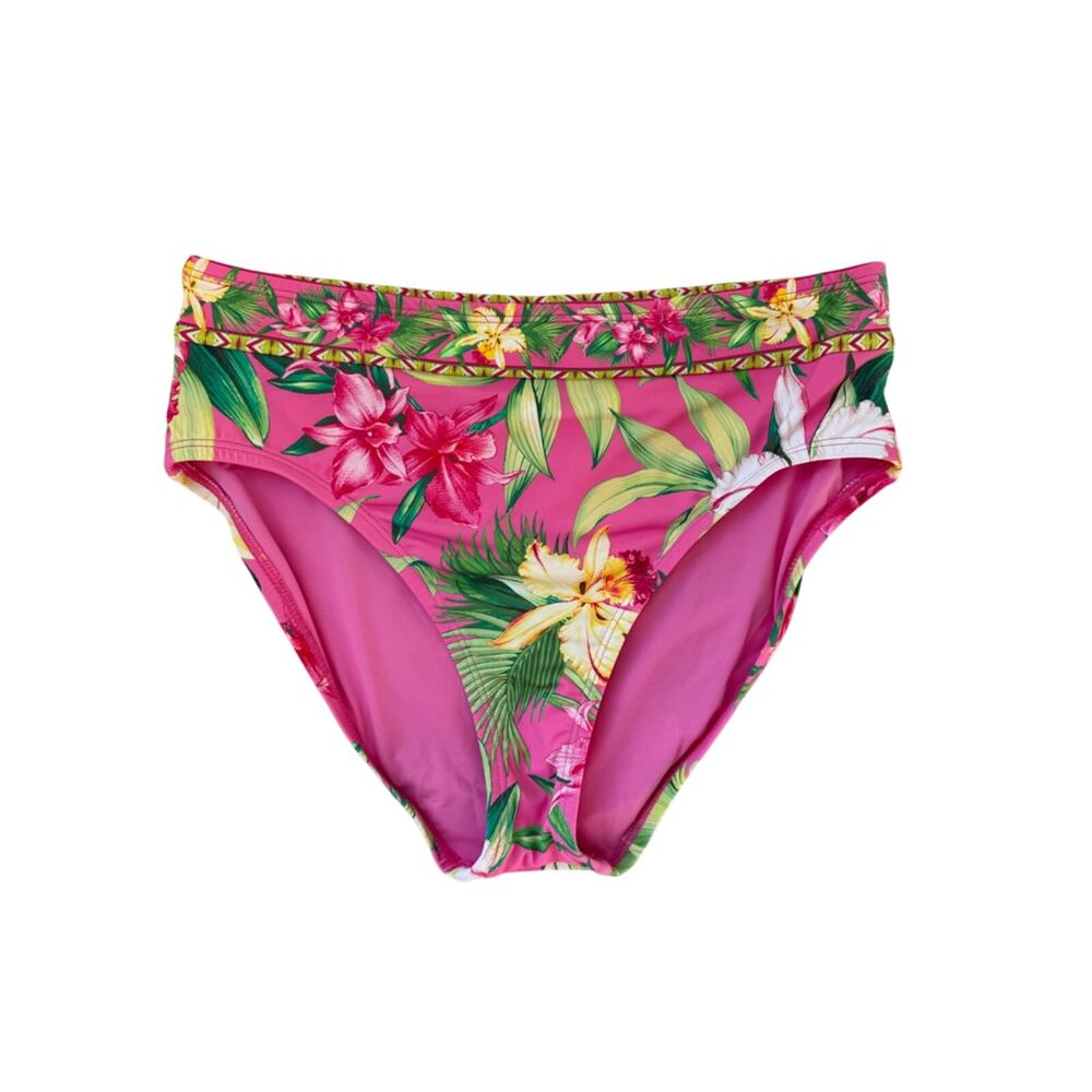 NWT Tommy Bahama Pink Tropical Floral Bikini Bottoms